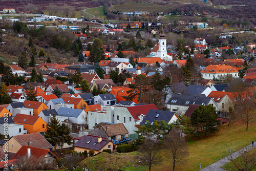 Canvas Print Devín district with Parish Church of the Holy Cross located 12 km from the histo