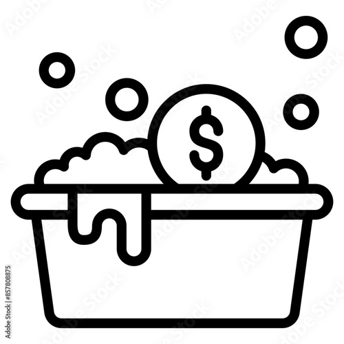 Money Laundering  Icon Element For Design