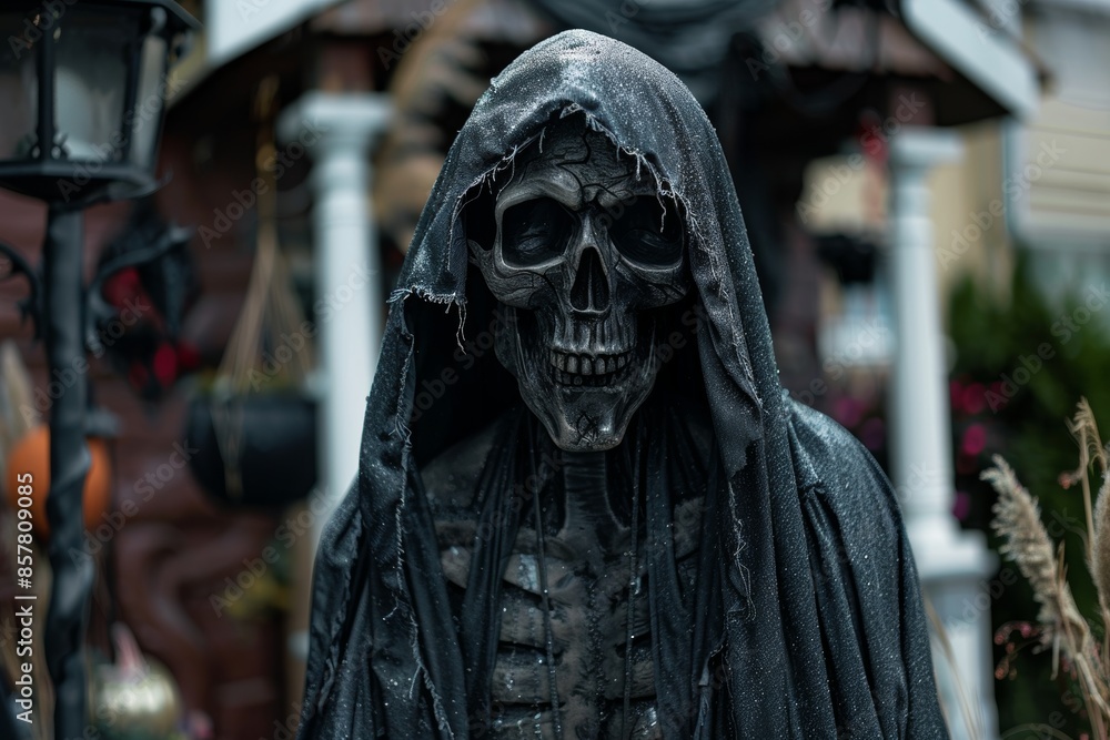 Simple Grim Reaper Props for Halloween Ambiance Simple Grim Reaper Props for Halloween Ambiance