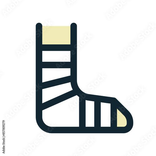 Broken Leg Icon