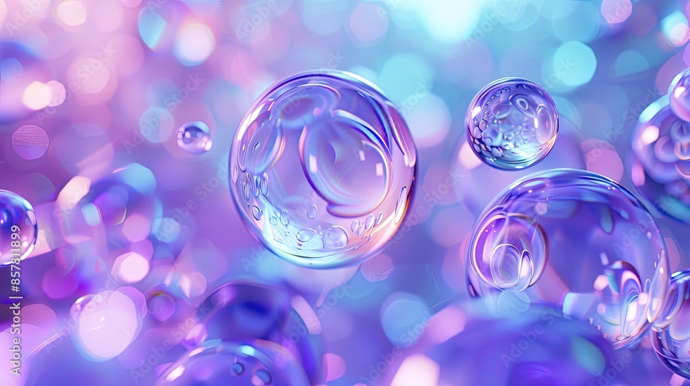 Bubbles Background, Generative AI