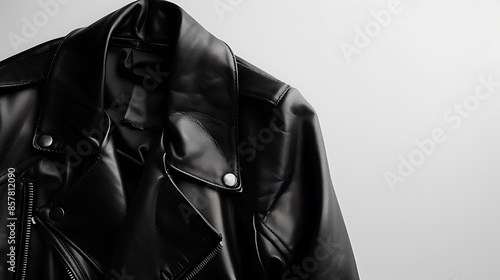 Black jacket on a white background.