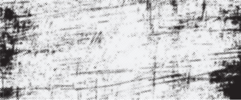 Obraz premium Seamless dot pattern background. Polka dot pattern template Monochrome dots texture vector illustration