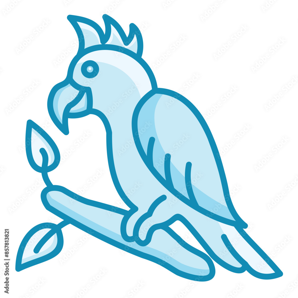 Obraz premium Cockatoo Icon