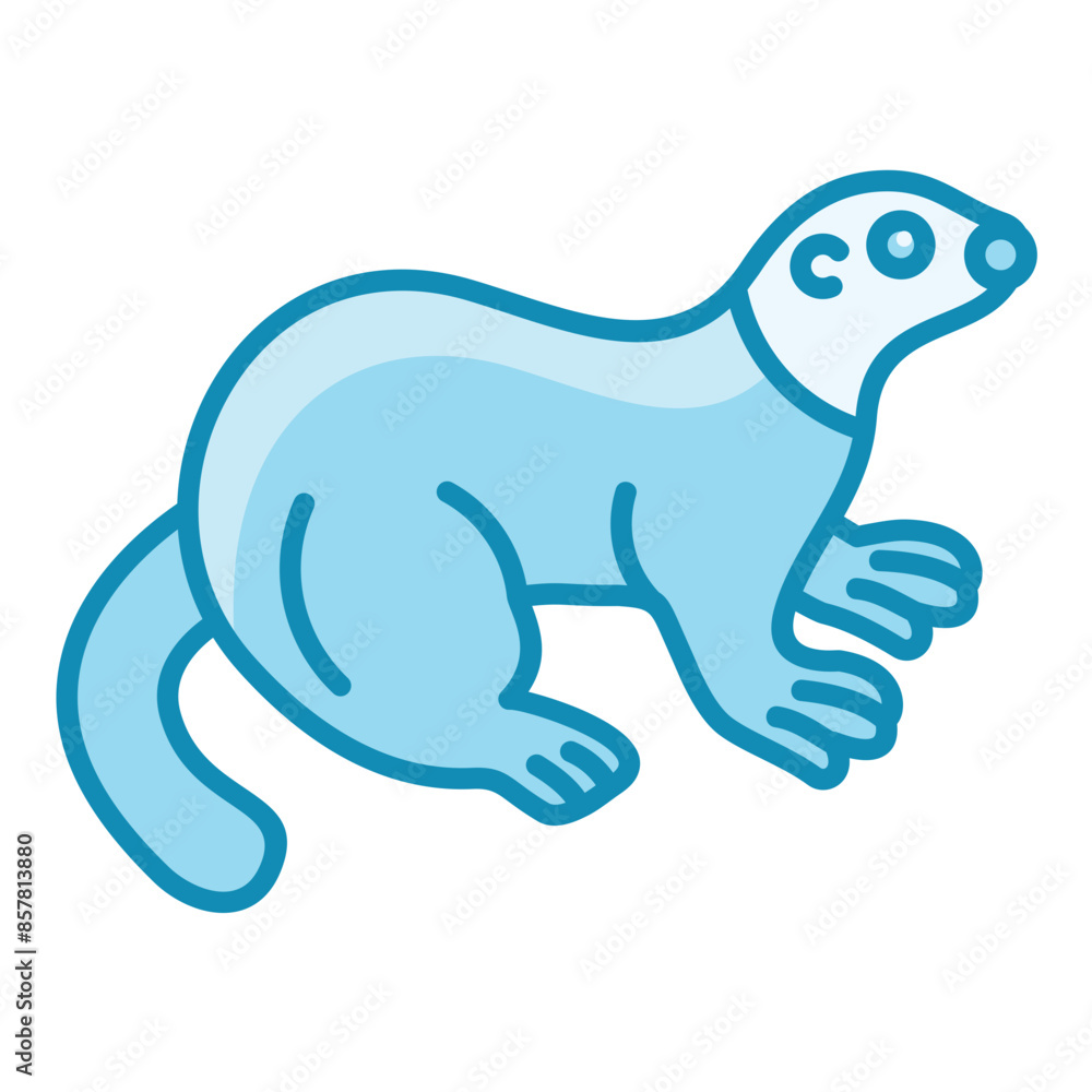 Obraz premium Ferret Icon
