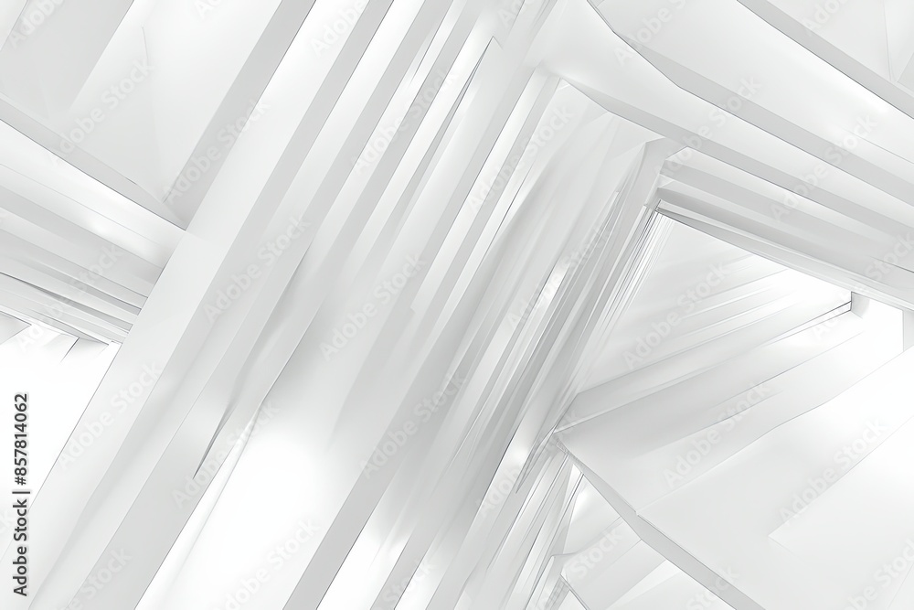 Obraz premium White Minimalist Abstract Background created with Generative AI