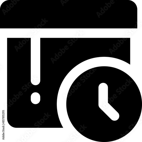 coming soon icon. vector glyph icon for your website, mobile, presentation, and logo design.