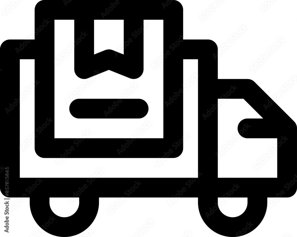 delivery truck icon. vector line icon for your website, mobile, presentation, and logo design. delivery truck icon. vector line icon for your website, mobile, presentation, and logo design.