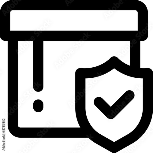 protection icon. vector line icon for your website, mobile, presentation, and logo design.