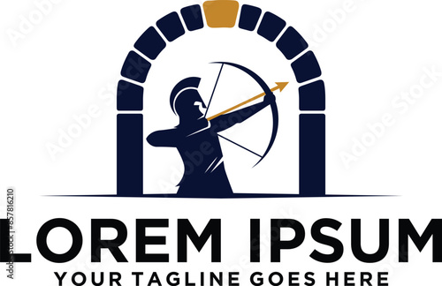 Archer Roman Soldier Keystone logo