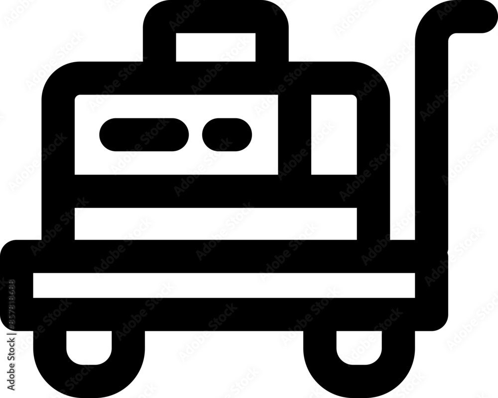 luggage icon. vector line icon for your website, mobile, presentation, and logo design. luggage icon. vector line icon for your website, mobile, presentation, and logo design.
