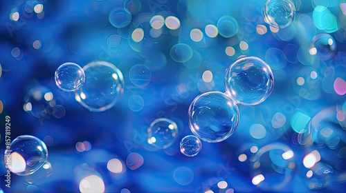 Bubbles Background, Generative AI