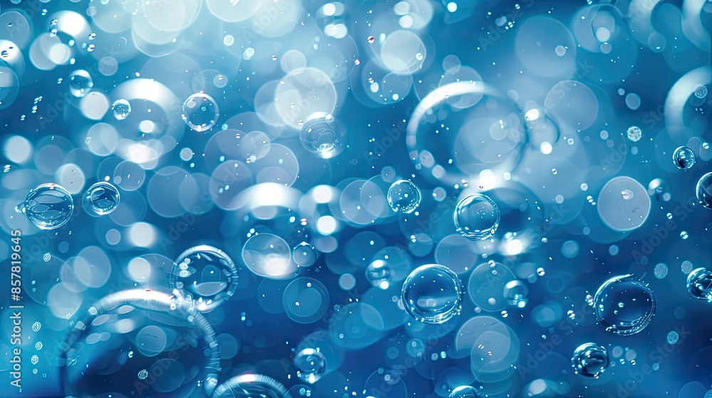 Bubbles Background, Generative AI Bubbles Background, Generative AI