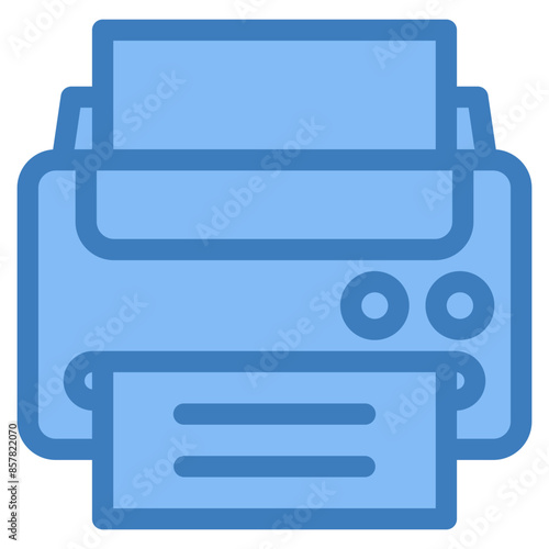 Print Icon Element For Design