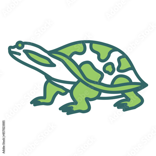 Red-Eared Slider Turtle Icon