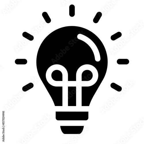 Light Bulb Icon Element For Design