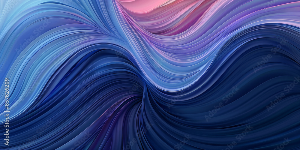 Fototapeta premium blue, green and pink gradient colors, dynamic curves lines and waves, modern banner design, business background