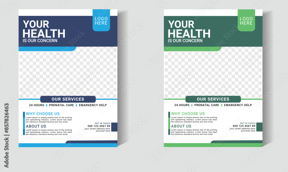 healthcare template design for a report and medical flyer design, leaflets decoration for printing and presentation vector. healthcare template design for a report and medical flyer design, leaflets decoration for printing and presentation vector.
