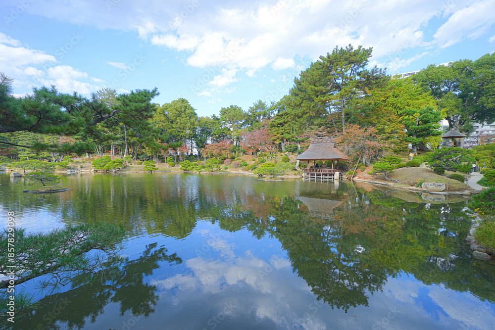 Fototapeta premium 縮景園