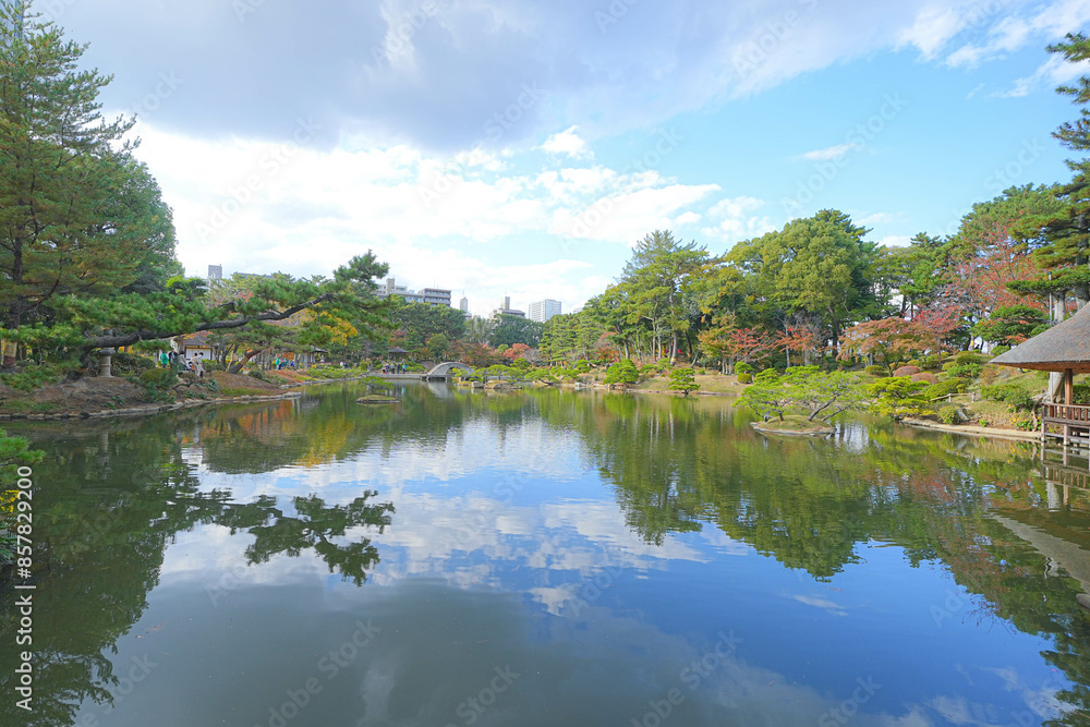 Fototapeta premium 縮景園