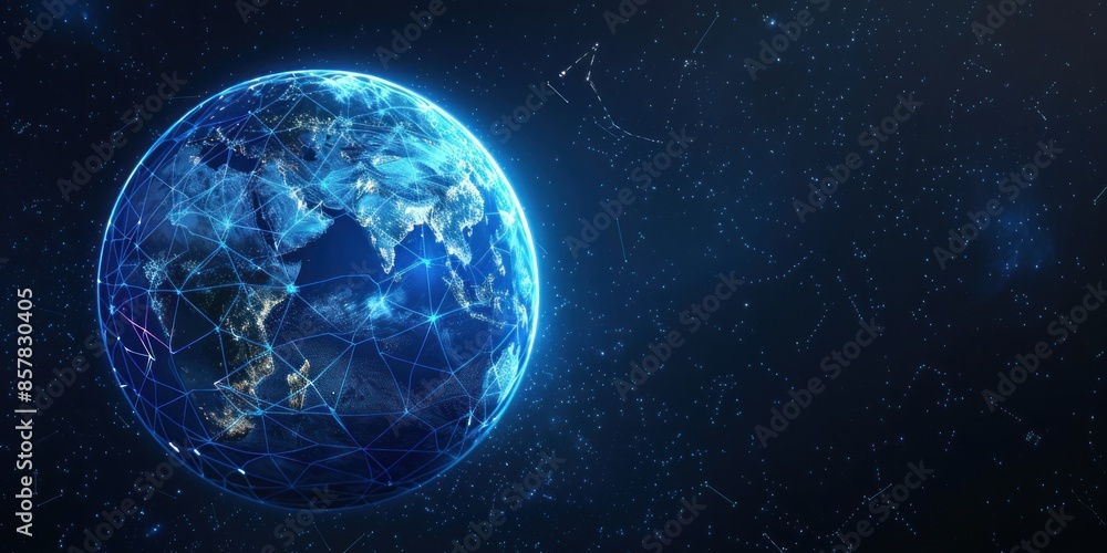 Earth in the Digital Age: A Representation of Global Connections Earth in the Digital Age: A Representation of Global Connections