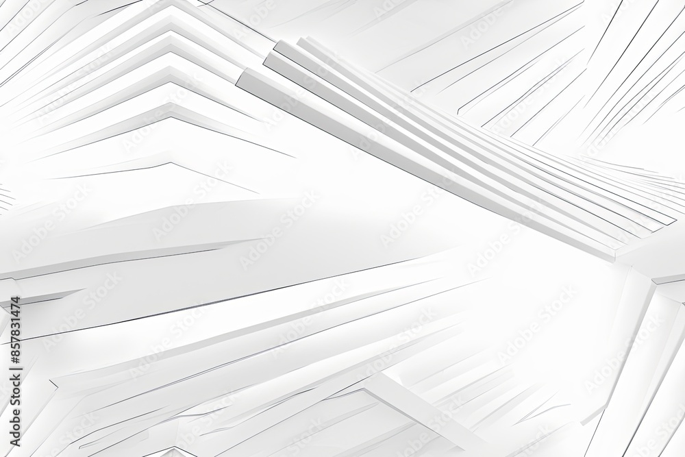 Obraz premium White Minimalist Abstract Background created with Generative AI