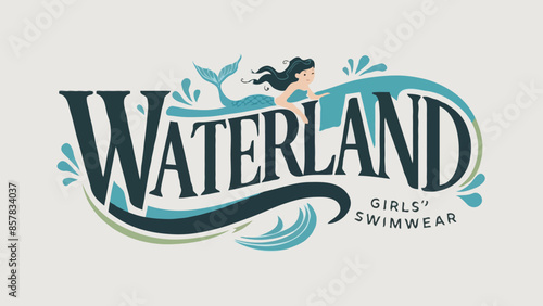 design  waterland," a girls' swimwea Waterland: Splash & Sparkle
