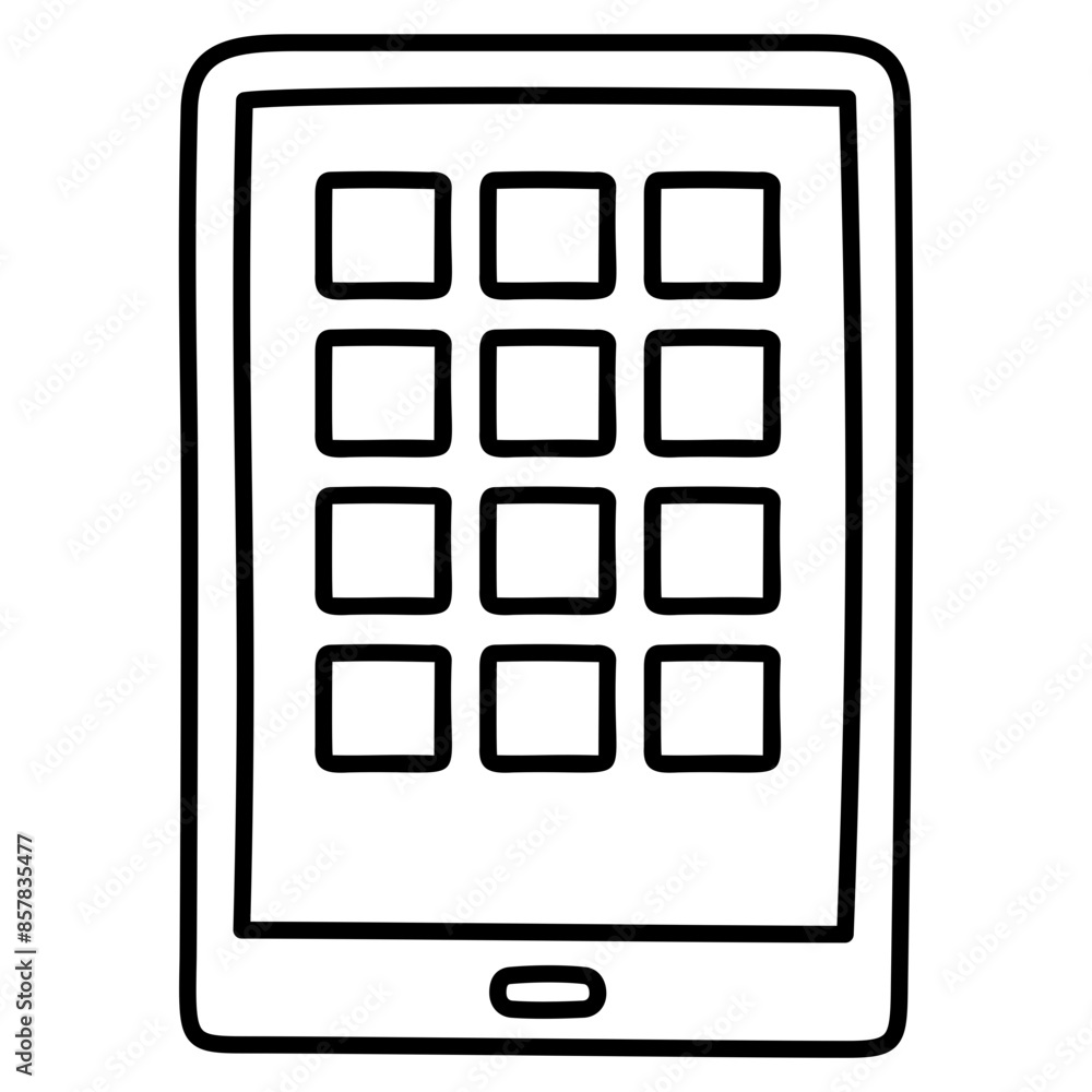 tablet filled outline icon tablet filled outline icon