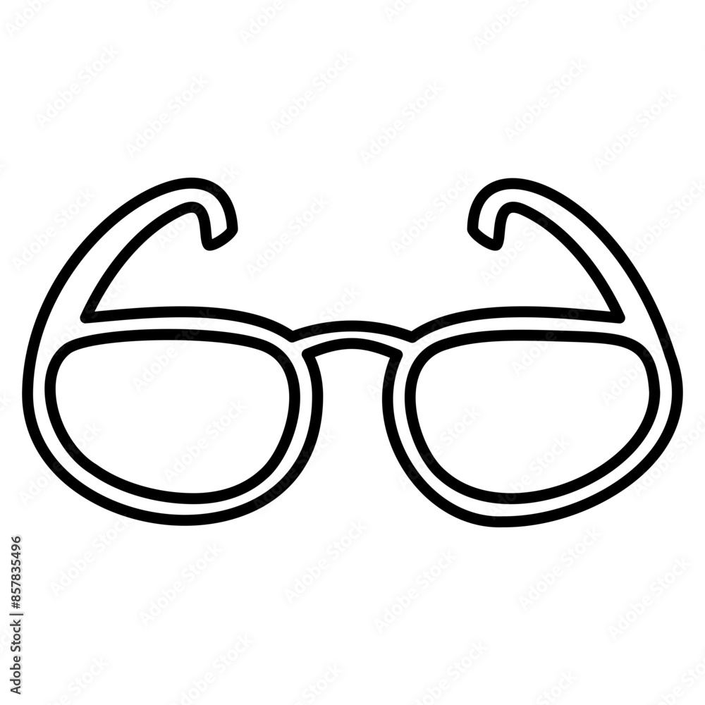 eyeglasses filled outline icon eyeglasses filled outline icon
