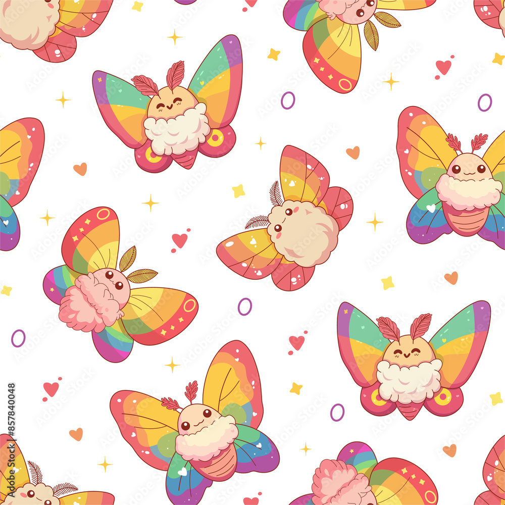 Obraz premium seamless butterfly pattern