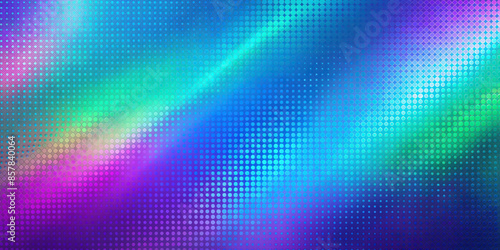 Wallpaper Mural Soft Pastel Gradient: Blue, Purple, and Green Holographic Blurred Abstract Background Torontodigital.ca