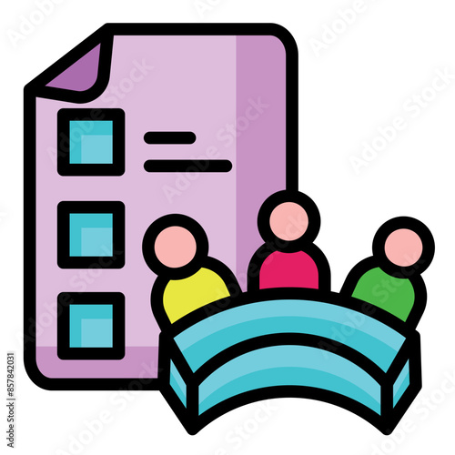 Obraz na plátne Quorum Icon