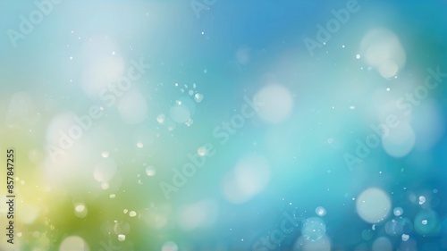 Dreamy Blue Abstract Wallpaper