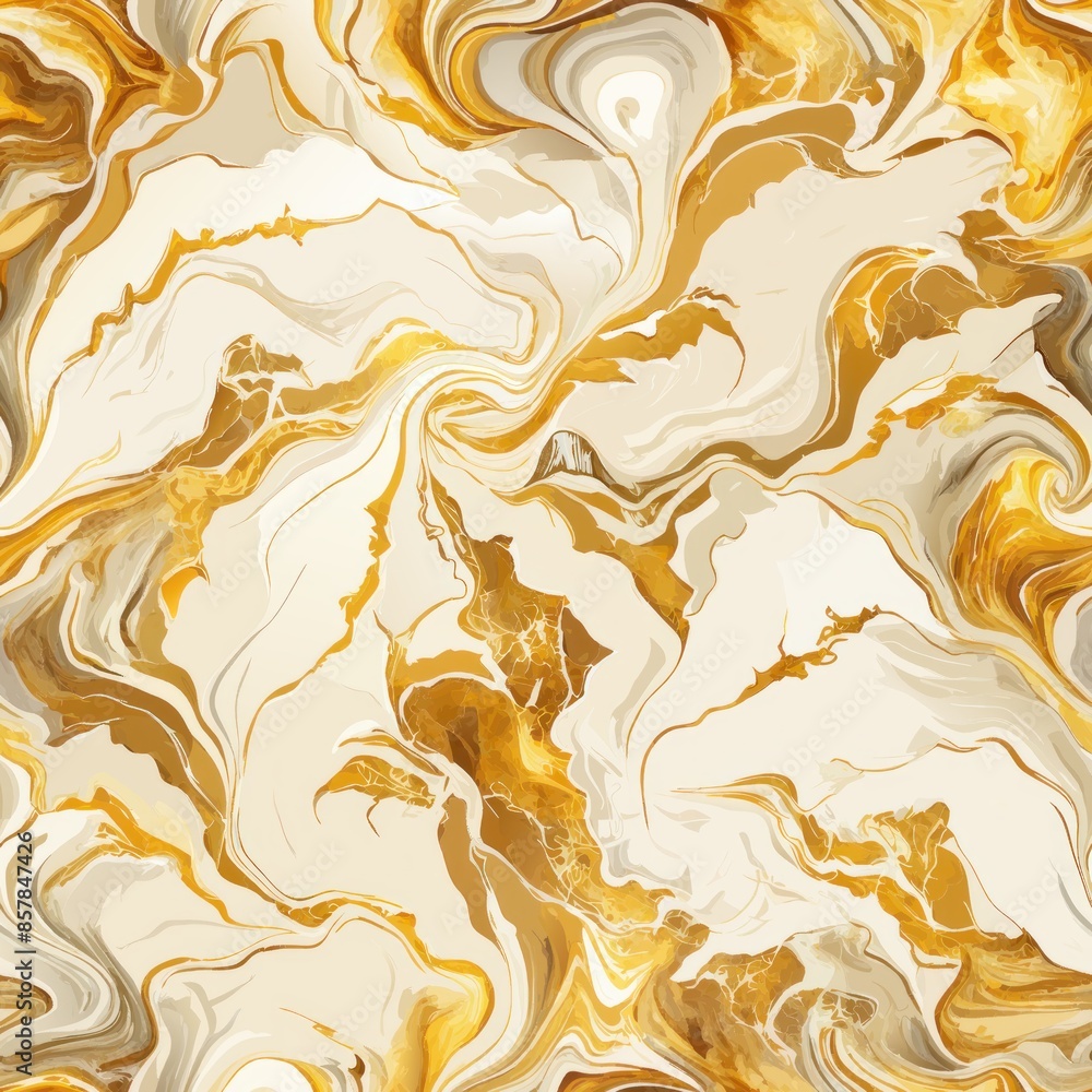 Seamless pattern of opulent marble tiles in rich shades of ivory and gold, exuding elegance and luxury, Generative AI Seamless pattern of opulent marble tiles in rich shades of ivory and gold, exuding elegance and luxury, Generative AI