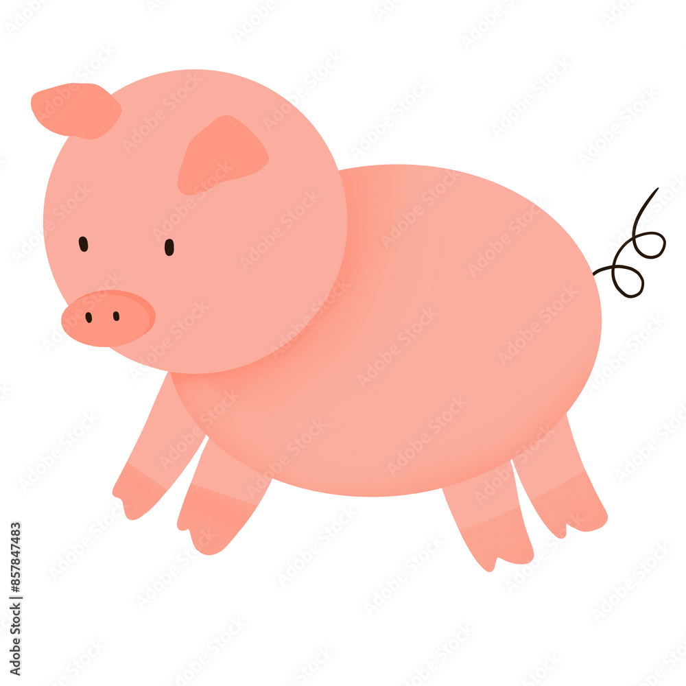 pink pig cartoon clip art pink pig cartoon clip art