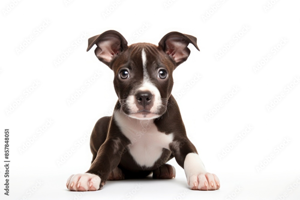 happy pet dog puppy with funny ears happy pet dog puppy with funny ears