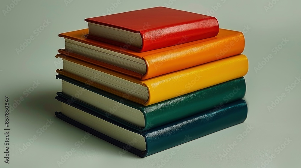 custom made wallpaper toronto digital A blue book on a white background with red bookmark at the top, in a minimalistic style, aesthetic, in a photo studio,