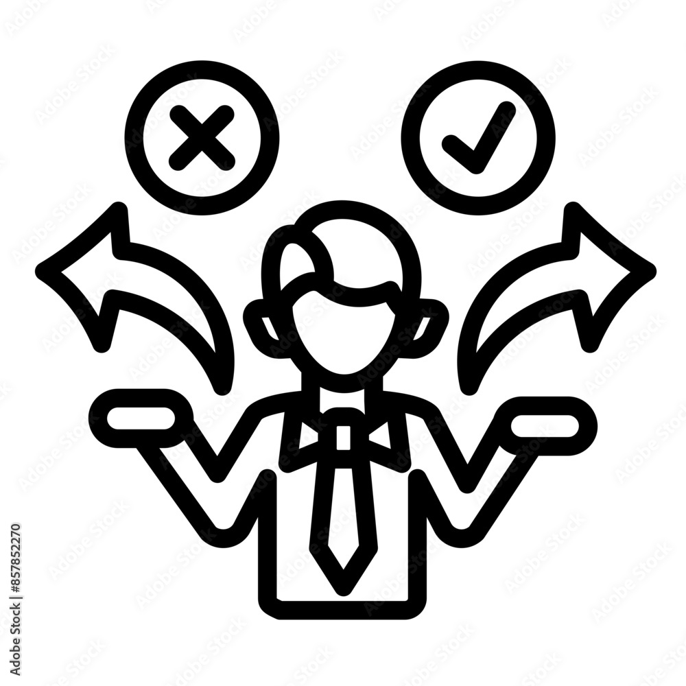 Decision-Making Icon Decision-Making Icon