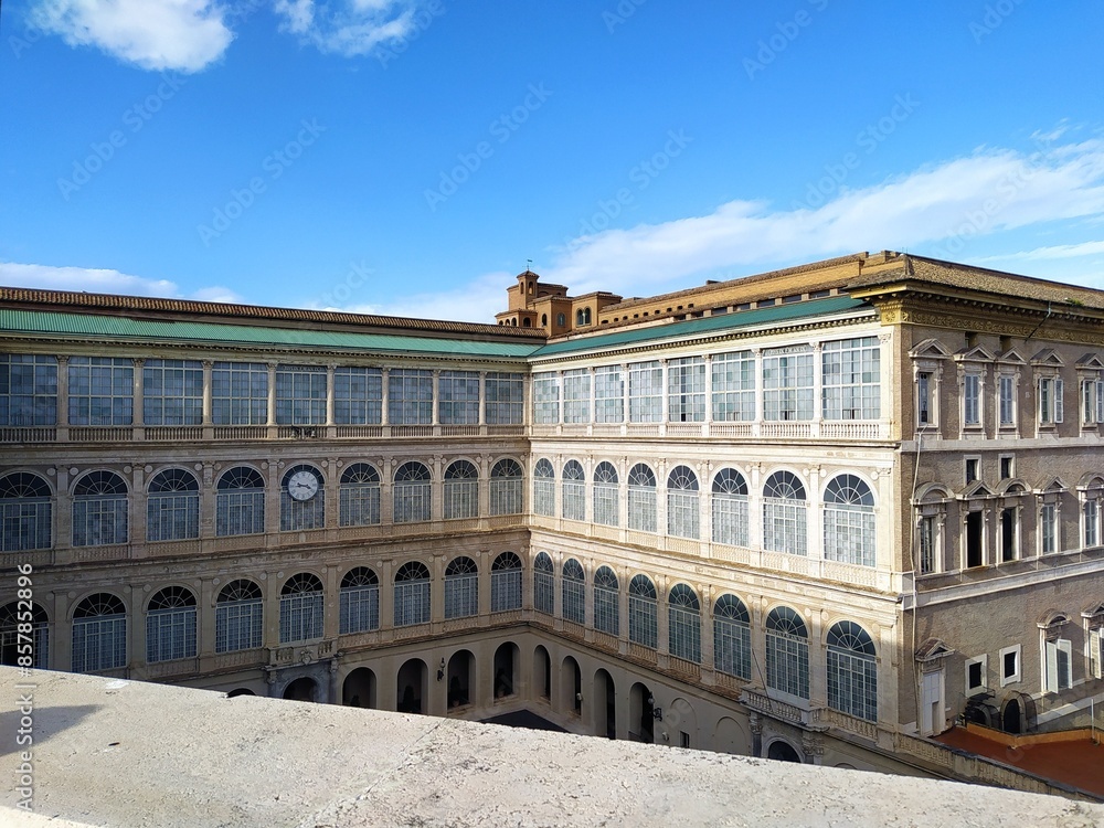Obraz premium Palazzo Apostolico vaticano, veduta dall'alto
