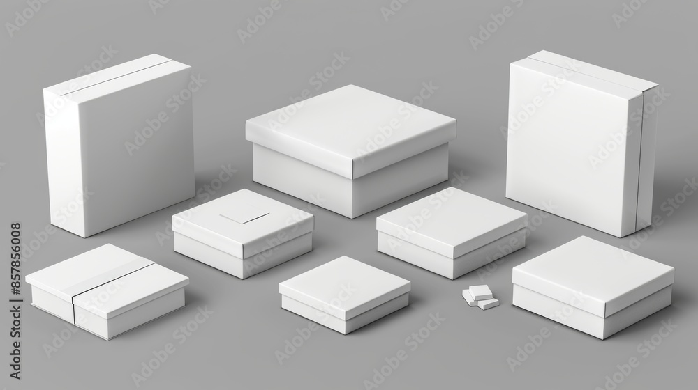 A white package box template. Mockup mock up of a medical product pack, 3D blank rectangle cardboard box for pills, pharmacy drugs, vitamins, and tablets. A white package box template. Mockup mock up of a medical product pack, 3D blank rectangle cardboard box for pills, pharmacy drugs, vitamins, and tablets.