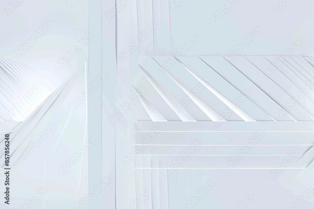 Obraz premium White Minimalist Abstract Background created with Generative AI