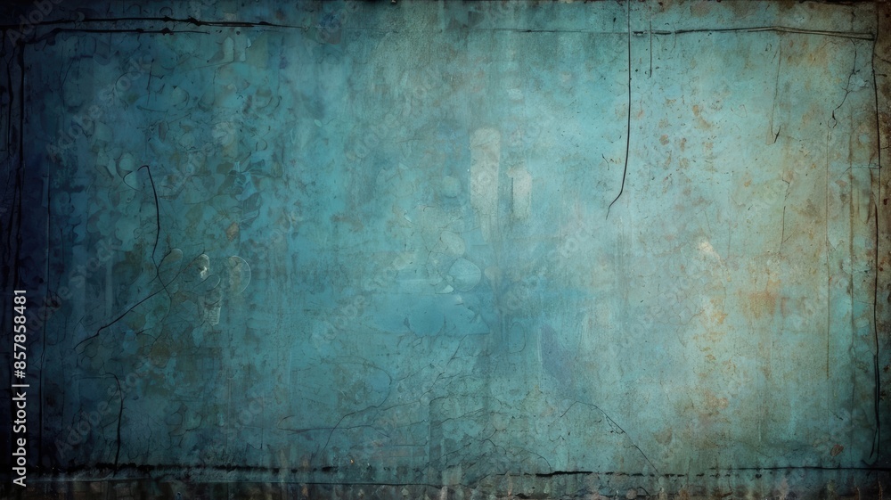 Obraz premium Retro Faded Paint Drip Effect