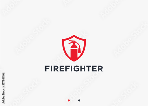 Free Download firefighter logo design vector silhouette illustration - GFXLoad
