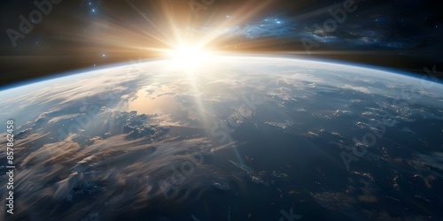 In the Beginning, God Created the Heavens and the Earth. Concept Creation, God, Beginning, Heavens, Earth