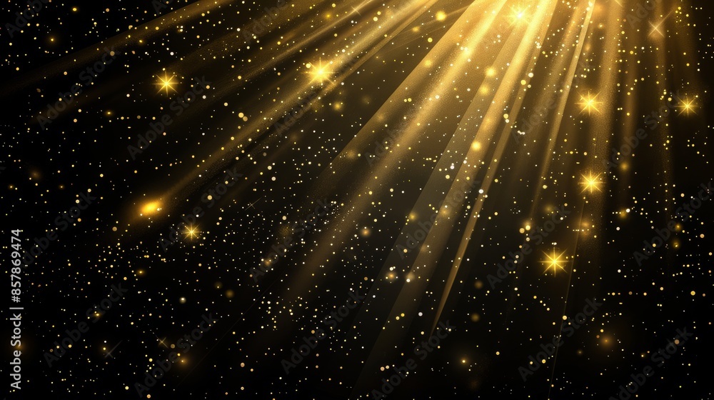 The gold neon streak effect is isolated on a transparent background surrounded by magical flash laser strips dividers. The gold neon streak effect is isolated on a transparent background surrounded by magical flash laser strips dividers.