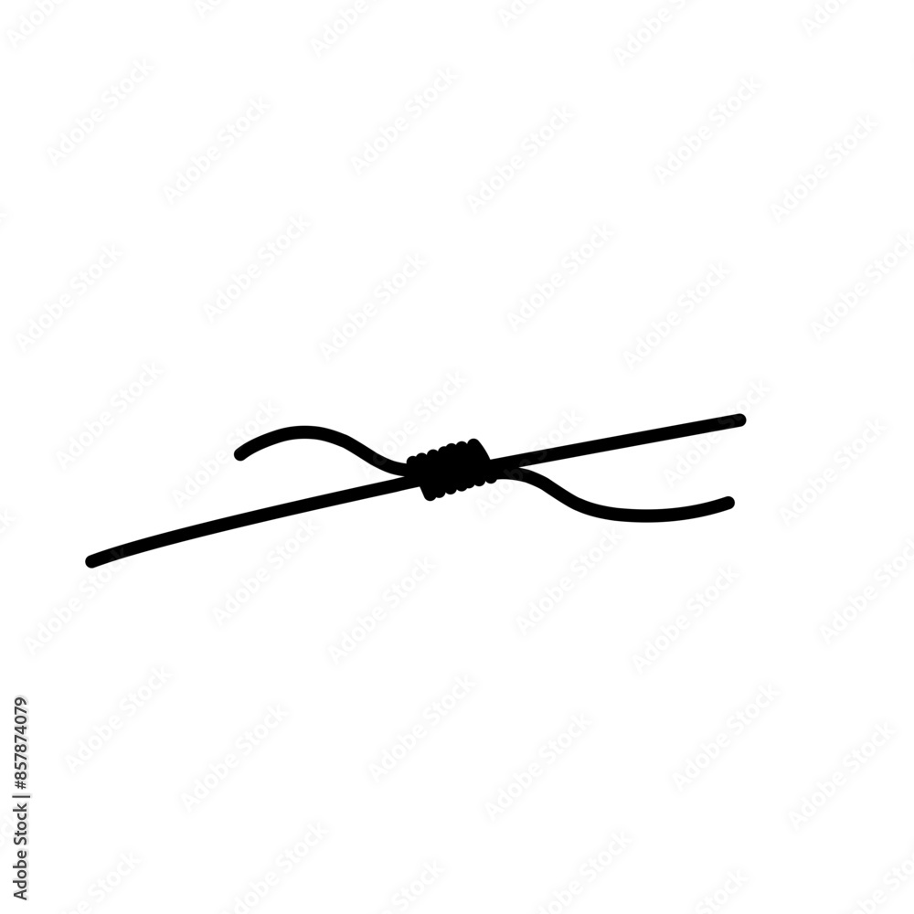 Rope Tie Illustration Rope Tie Illustration