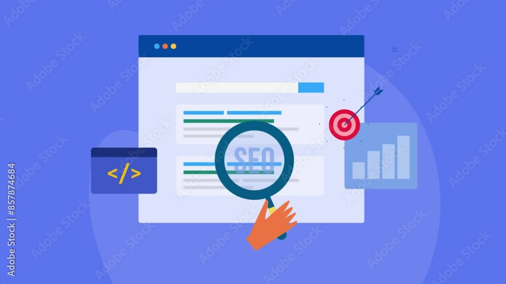 Keyword optimization search engine ranking development website coding target online user with organic SEO strategy, video animation concept. Keyword optimization search engine ranking development website coding target online user with organic SEO strategy, video animation concept.