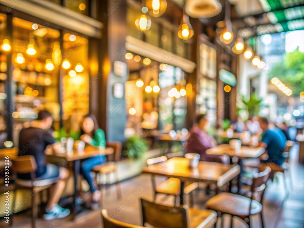Blurred cafe photo background Blurred cafe photo background