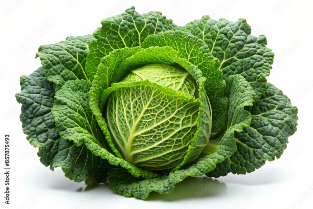 Cabbage on a white background Cabbage on a white background