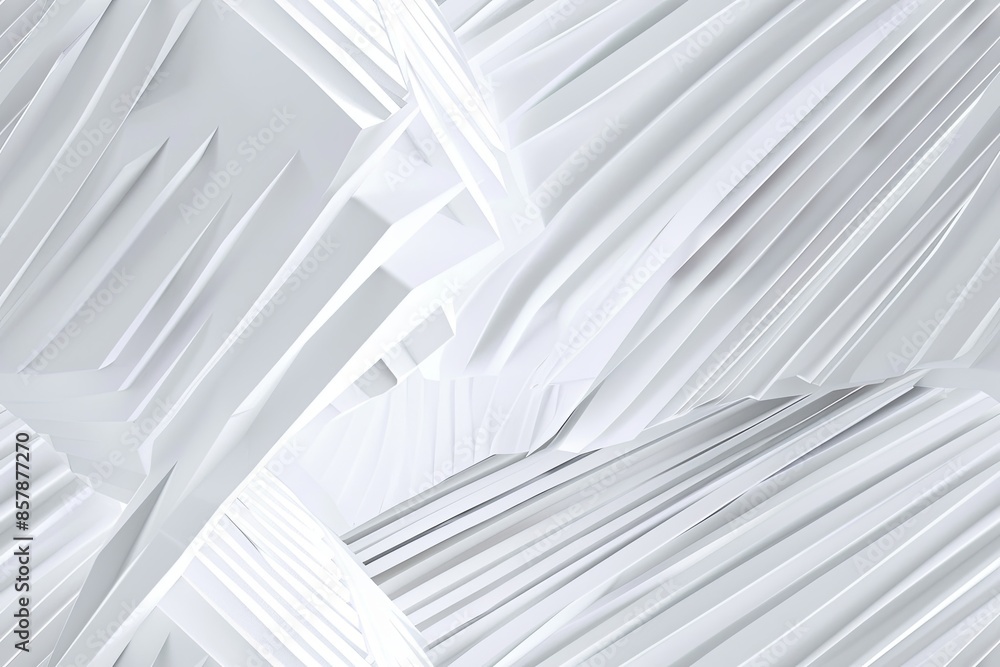 Fototapeta premium White Minimalist Abstract Background created with Generative AI